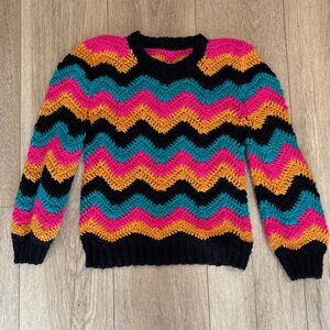 Colorful Chevron Women's Sweater
